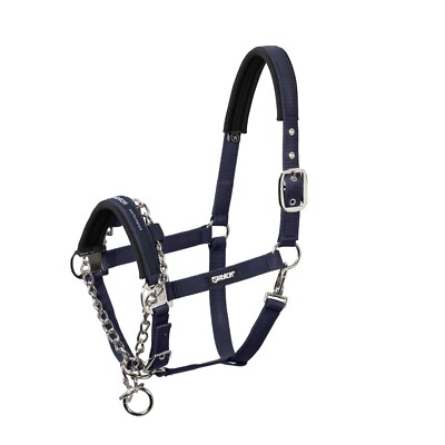 Eskadron Halfter Control Dornschnalle nightblue mit integrierter Kette New Basic