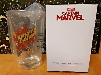 Funko POP! Marvel Collectors Corps Captain Marvel Pint Glass