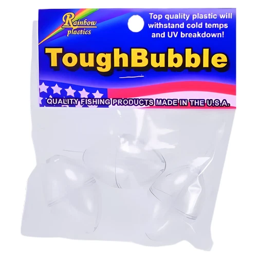 Rainbow RTB-35-3C Tough Bubble Med Clear 3PK Fishing Float Bobber 089031011520 - Picture 1 of 2