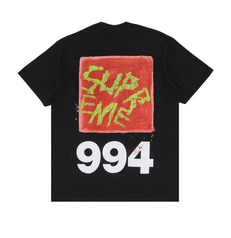 Size: L Supreme Paint Tee / “Black” (SS24)