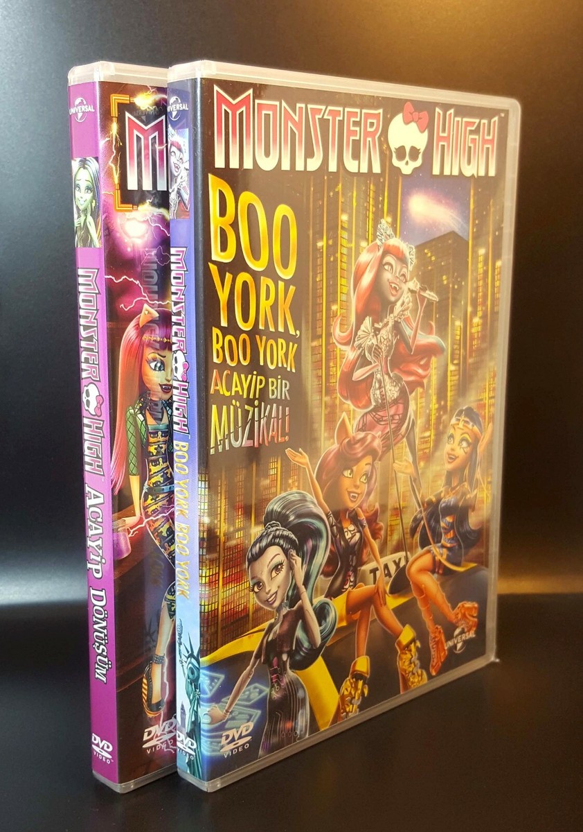 Monster High DVD Turkish and Multi DUB Movies Lot Of 2 NEW