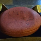 Tom Brady Patriots Signed Super Bowl 36 Football W/ Beckett COA