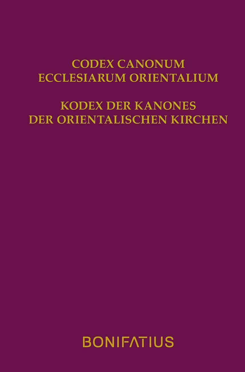Thumbnail - Codex Canonum Ecclesiarum Orientalium | Martin Krutzler | Buch | 909