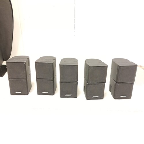 Bose Jewel Cube Speaker BLACK for Lifestyle Systems *Set of 5 double speakers* - Picture 2 of 11