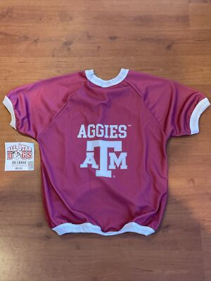 Texas A&M Aggies Athletic Mesh Pet Jersey - XX-Large