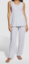  225 Cosabella Women White Sleepwear Sleeveless Cotton Italy Pajama Set Plus 2X
