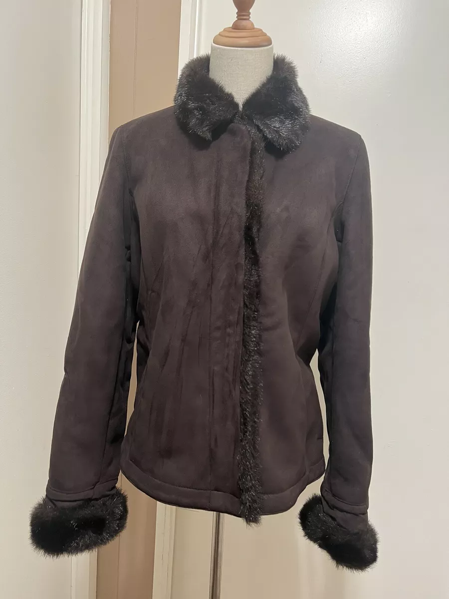 Ann taylor deals faux fur coat
