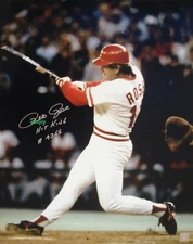 PETE ROSE #2 REPRINT SIGNED 8X10 PHOTO AUTOGRAPHED CHRISTMAS MAN CAVE GIFT REDS