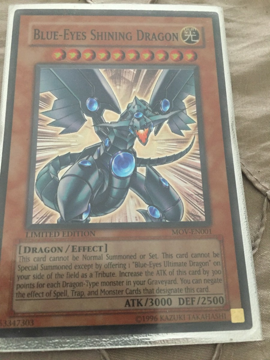 YU-GI-OH'BLUE EYES SHINING DRAGON-MOV-EN001(LIMITED ED.) HIGH