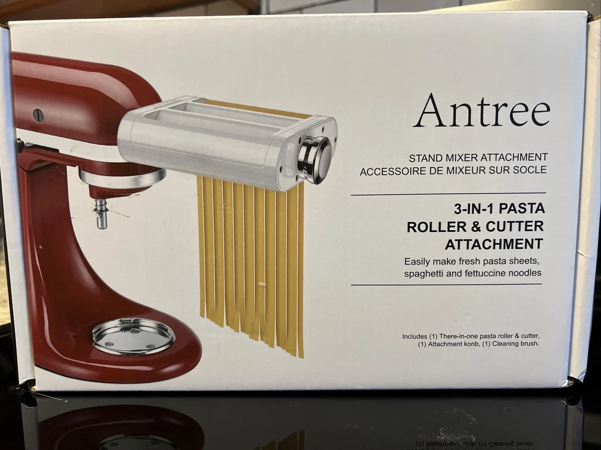 Kitchenaid Mixer Attachments Pasta roller 3-in-1 Spaghetti Cutter Pasta  Maker