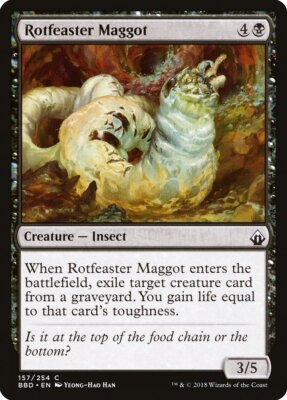 4 Rotfeaster Maggot x4 4x - NM - Battlebond SPARROW MAGIC