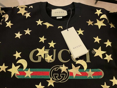 GUCCI 星柄Tシャツ Gucci SS21 520 Rainbow Stars Logo tee 'Red' 548334-XJDNI-6229