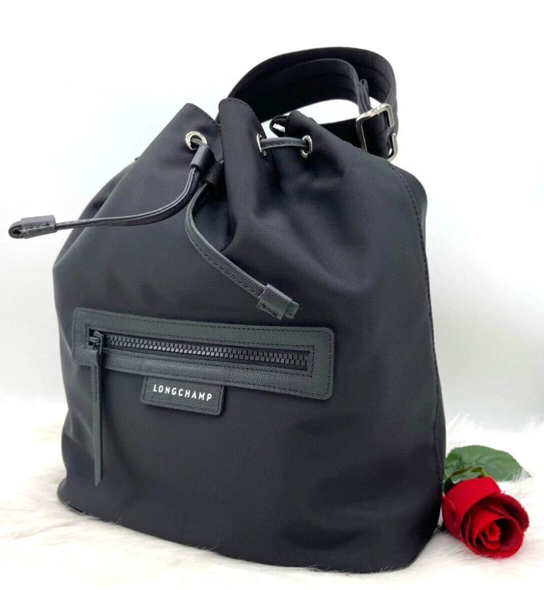 Longchamp bucket bag nylon hotsell