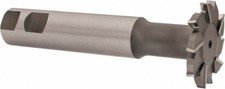 Made in USA 2" Diam, 1/4" Wide, Cobalt T-Slot Cutter