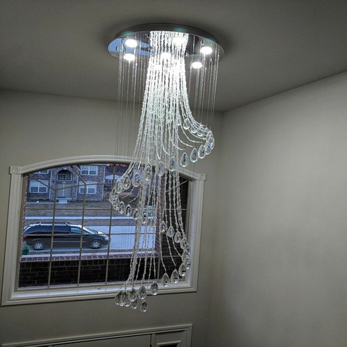 Modern Ceiling Lamp LED Chandelier Flush Mount Ceiling Fan Light for Living Room - Picture 74 of 204
