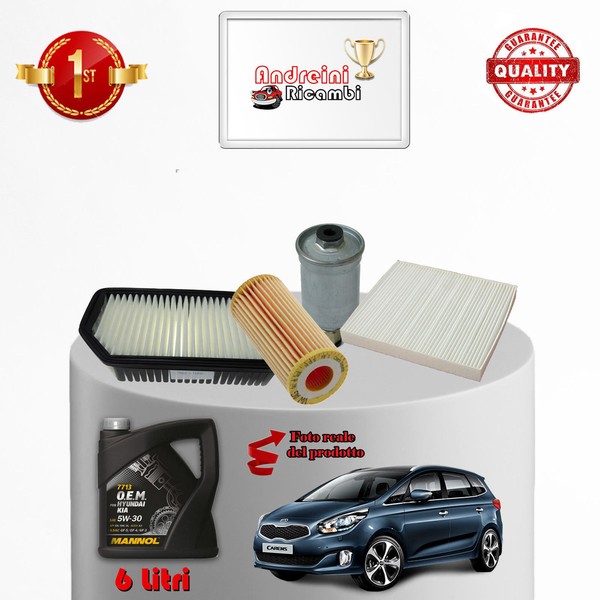 Inspektionskit Filter Und ÖL Xkia Venga 1.6 CRD 94KW 128CV 2014->-image