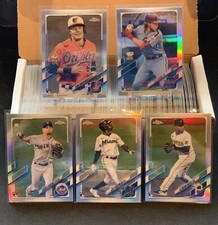 2021 Topps Chrome Complete Refractor Master Set 1-220 | Mountcastle Adell Bohm