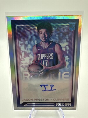 2021-22 Panini Recon - Rookie Recon Signatures #RRS-JSP Jason Preston (AU, RC)