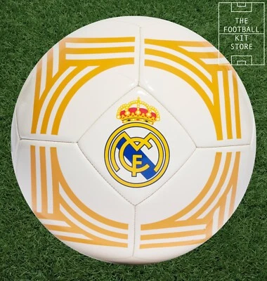 Real Madrid Club Fußball - Offizieller Adidas RMCF - Größe 5 - weiß - Ball