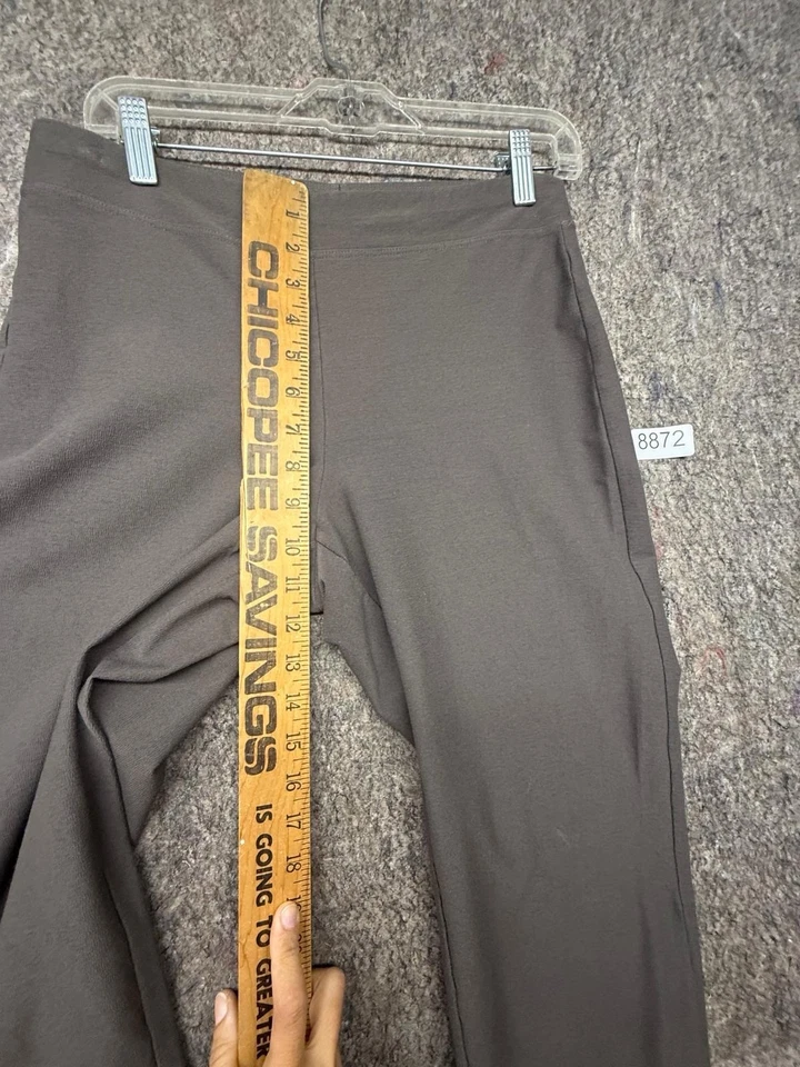 Eileen Fisher Womens Pants Brown Straight Size SP Made in USA - Image 3 of 4