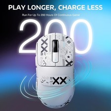 ATTACK SHARK X3 Lightweight Wireless Gaming Mouse, 49g Tri-Mode BT 2.4G USB-C 5