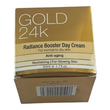 Gold 24K Radiance Booster Day Cream 1.7 Fl OZ New