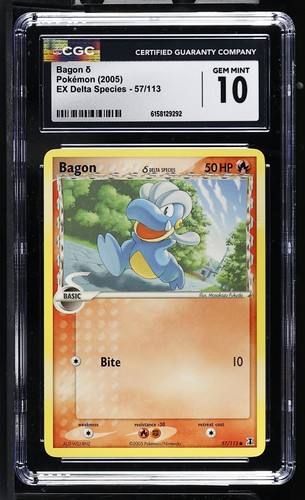 Bagon δ graded CGC 10 for sale on eBay