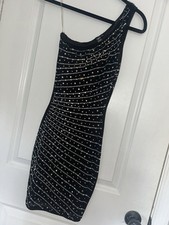 Beaded Cocktail/Party Dress (Black)