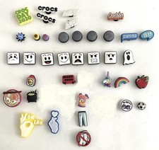 CROCS JIBBITZ Lot of 41 Graphic Plastic  Foam Charms SHOE BLING JEWELRY