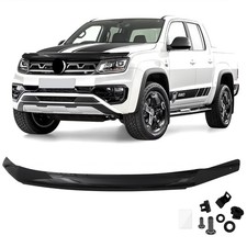 Motorhaubenschutz Steinschlagschutz Schwarz Glanz für VW Amarok 2010-2016
