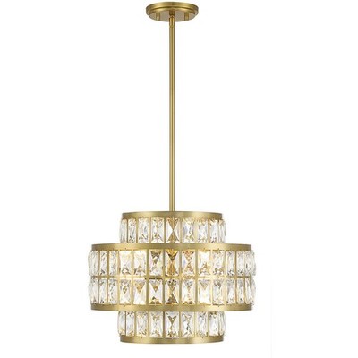 Savoy House Lighting 7-9044-3-322 Renzo Pendant Warm Brass