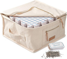 Pack of 9 Blocking Mats for Knitting and Crocheting - Extra Thick Blocking Board