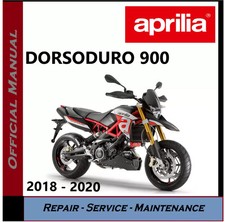 Aprilia Dorsoduro 900 2018 2019 2020 Workshop خدمة إصلاح Manual on USB
