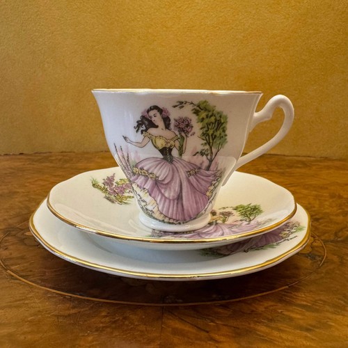 Vintage Royal York Dainty Miss Tea Cup Trio Set
