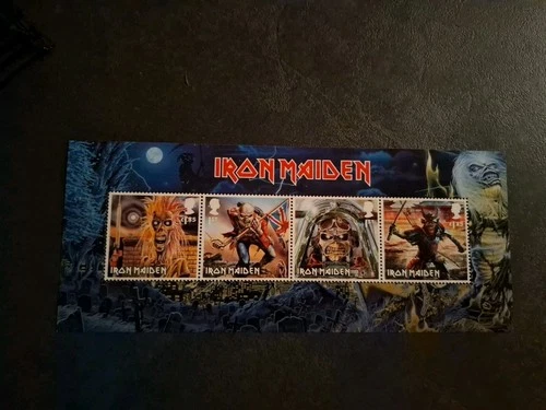Bloc Feuillet Iron Maiden Grande Bretagne