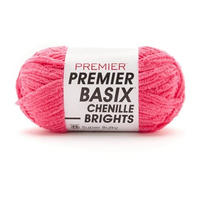 Premier Basix Chenille Brights Yarn - Hibiscus 2126-19