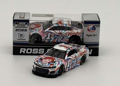NASCAR 2025 ROSS CHASTAIN #1 WENDY'S FROSTY 1/64 CAR