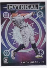 2020 Donruss Optic AARON JUDGE #m-14 Mythical Holo Silver Prizm SP Insert Card