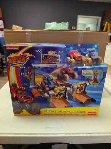 Fisher-Price Blaze Monster Machines Mud Pit Race Track Playset
