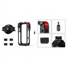 Camera Cage for Insta360 X6 Lightweight Aluminum Construction Lens Cover Muff