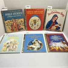 Little Golden Books: Christian, Christmas, Bible, Hymns, 1953-2007, Lot 6, CB