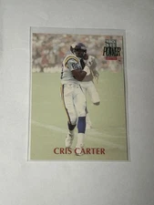 1992 Pro Set Power - Cris Carter #268 Minnesota VIkings Football Card