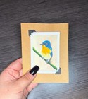 ACEO Original Acrylic Painting Bird Series by Emily — photo 2