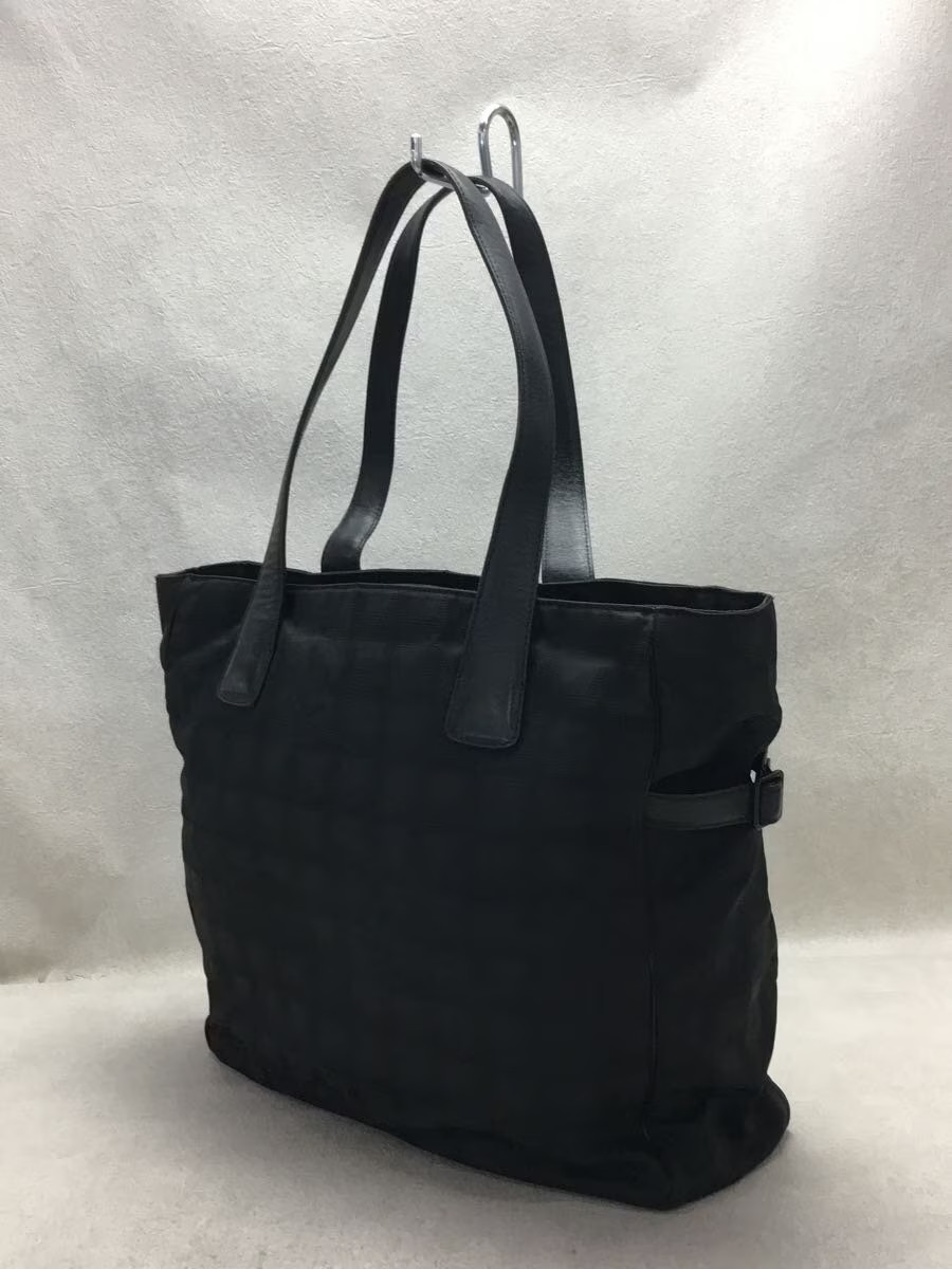 CHANEL Tote Bag BLK New Travel Line Tote GM   from Japan