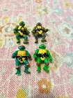 Vtg 1988 TMNT Action Figure Set of 4 Playmates Teenage Mutant Ninja Turtles