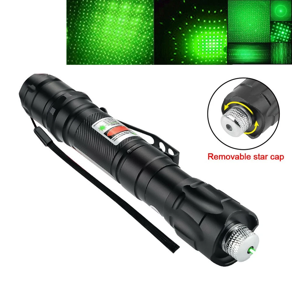 2x Outdoor Command Stift Grün 800m 532nm Stiftlampe & Akku Kit für Taschenlampen - Bild 4 von 4