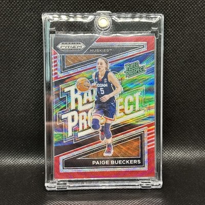 2024 Panini Prizm Draft Picks Paige Bueckers Ruby Red Wave Rated Prospect #2
