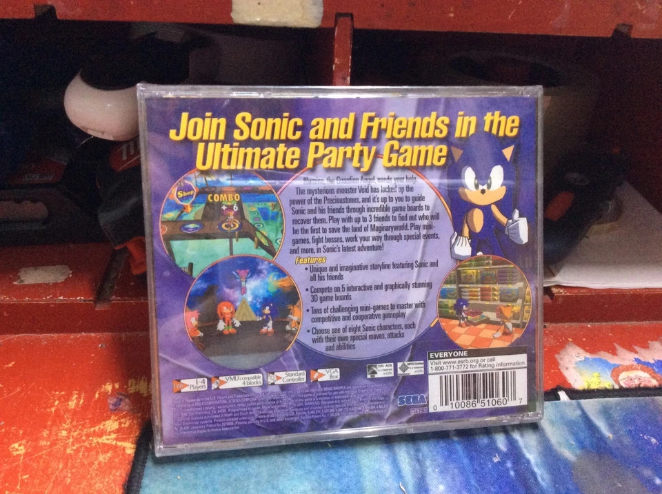 Sonic Shuffle  Sega Dreamcast, 2000  Brand New sealed - Image 2 of 2