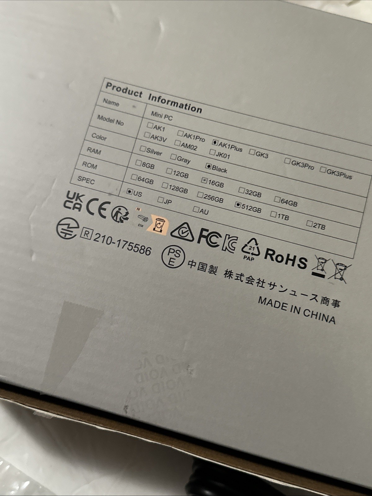 KAMRUI 4k Mini PC Intel 12th Alder Lake N95 16GB RAM 512GB SSD wifi Windows 11