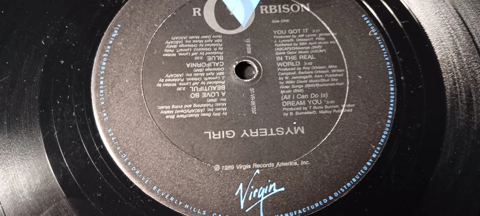 (Mystery Girl) by ROY ORBISON VIRGIN RECORDS VI-91058 - Image 2 of 3